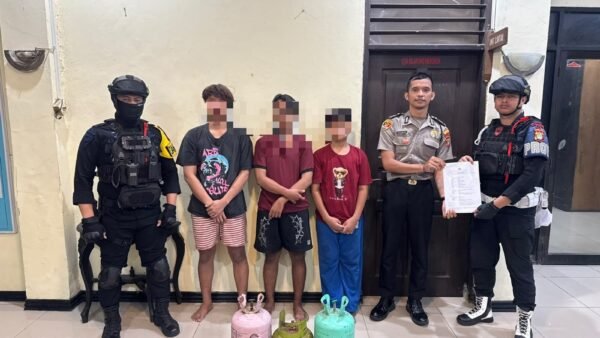 Brimob Polda Metro Jaya Gagalkan Pencurian Gas dan Freon di Flyover Kranji Bekasi